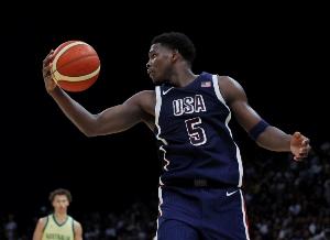 哈登预测美国队28年奥运阵容：布克、爱德华兹、塔图姆、布朗、阿德巴约