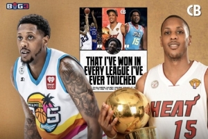 韦德盛赞查尔莫斯BIG3绝杀夺冠：从高中、大学到NBA，他一路冠军加身。