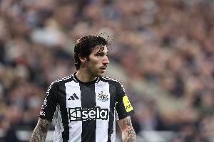 米体报道称，托纳利因伤，入选意大利国家队的前景堪忧。