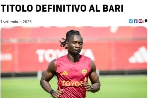 官方确认，罗马中场球员达尔伯已转会至意乙俱乐部巴里，双方签订了一份直至2028年的合同。