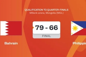 U16亚洲杯八强赛，中国队将对阵巴林，对手核心为非裔中锋索姆托，他场均能贡献21.3分16篮板。