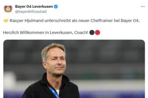 接班滕哈赫！官方：前丹麦主帅尤尔曼德赋闲一年出山执教勒沃库森