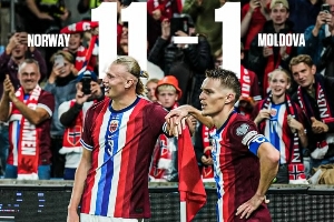 挪威世预豪取5连胜狂轰24球，哈兰德9球厄德高7助双子星闪耀，美加墨恐遭冲击