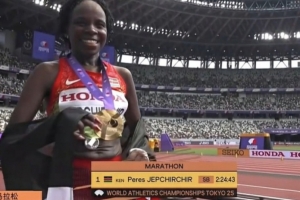 杰普切切问鼎世锦赛女子马拉松冠军，中国选手次仁措姆获第14名