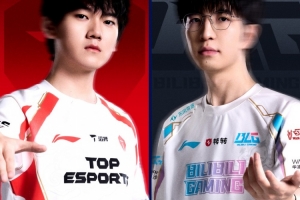 JKL伊泽瑞尔虽前期送出人头，但后期凭借MVP级表现Carry全场，助TES扳平比分。