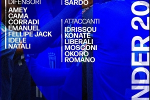 意大利U20国家队公布最新大名单，伊德里苏、利贝拉里、奥科罗、萨拉四名球员入选。