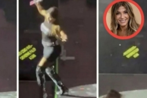 迪巴拉的岳母在演唱会表演时不慎从舞台跌落，所幸并无大碍，据《罗马体育报》报道。