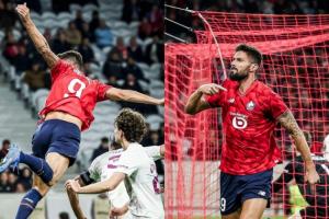 39岁“高龄”的吉鲁吉鲁在欧洲赛场展露锋芒，他高高跃起以一记头球破门制胜，近5场比赛已斩获3粒进球。