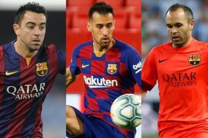 7年21冠！布斯克茨赛季末退役，传奇中场组合哈白布时代正式落幕。