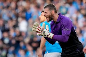 意甲赛季扑救榜前十：奥代罗以20次扑救领跑，德赫亚以18次位居次席。