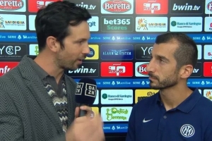 姆希塔良：未曾料到卡利亚里会摆出五后卫阵型，我对进球的感觉有些生疏了。