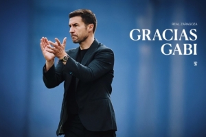 萨拉戈萨官方宣布：主帅加比离任，赛季9轮仅积6分排名垫底，感谢其上赛季的临危受命。