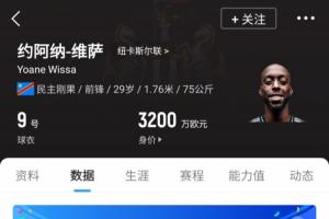 5500万镑新援尚未出场，29岁维萨遭遇后十字韧带重伤，复出后又将面临非洲杯。