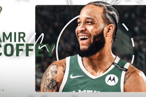 为腾出阵容空间，雄鹿将裁掉利文斯顿，预计将与科菲签下正式合同。