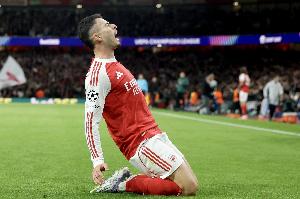 马丁内利表示，他的目标是为阿森纳赢得胜利，同时为国家队贡献力量。