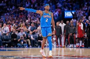 半场豪取21分，核心任务提前达成！SGA连续74场得分20+，距离历史第三纪录仅差5场！