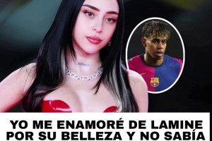 比亚马尔大7岁女友：我喜欢亚马尔的帅气，不知道他是踢球的