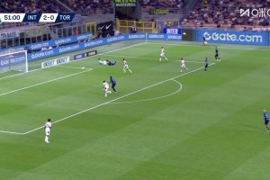 国米3-0都灵！都灵后场失误，劳塔罗抢射笑纳大礼