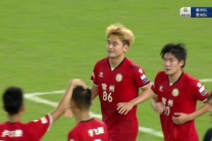 降维打击？黄紫昌苏超联赛造点+亲自主罚命中，助常州扳平比分！