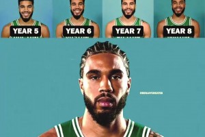 强制戒球瘾！生涯第九年定妆照，塔图姆失去了笑容！