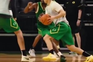 传统篮球强校！林葳在俄勒冈大学的合练！